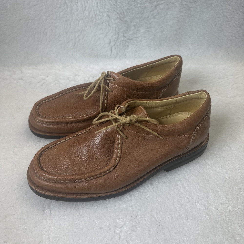 Sandro Moscoloni Shoes Brown Leather Oxford Lace-Up Comfort Men's Sz 10.5